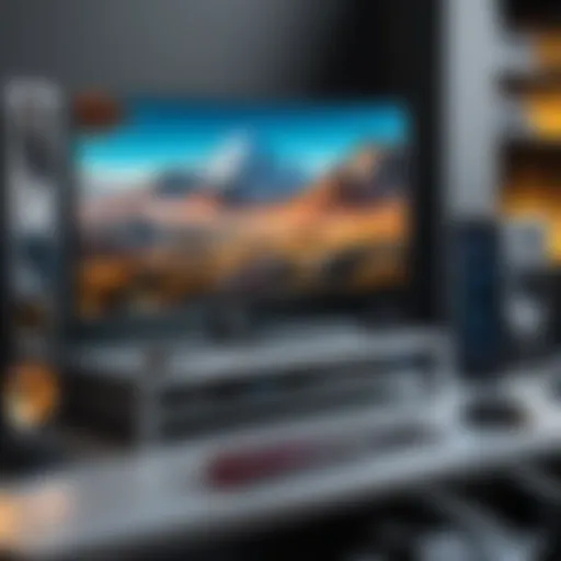 High-end gaming setup showcasing 4K 120 FPS capabilities