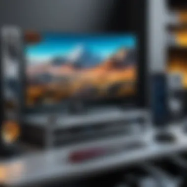 High-End Gaming Setup High-end gaming setup showcasing 4K 120 FPS capabilities