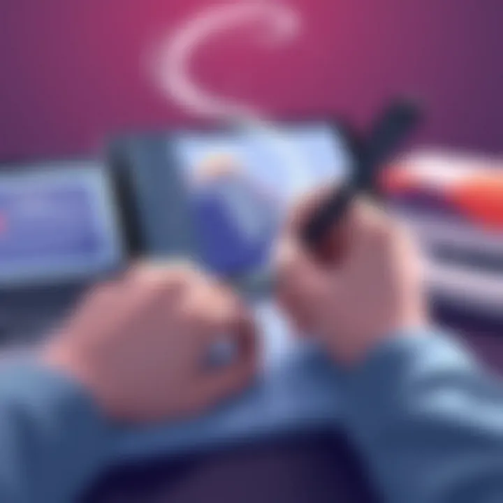 Creative Process with Alternative Stylus Artistic creation using an alternative stylus