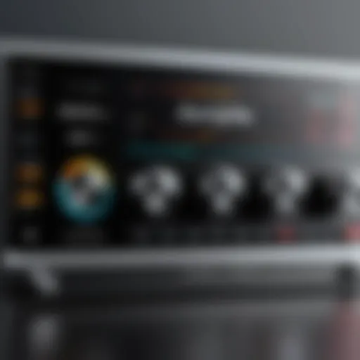 A user interface of a popular amplifier app showing various sound settings.