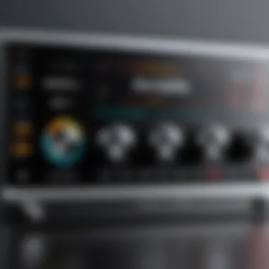 User Interface of an Amplifier App A user interface of a popular amplifier app showing various sound settings.