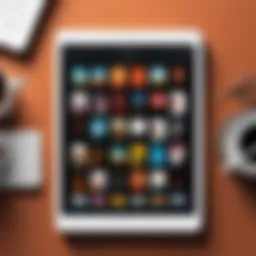 An iPad displaying a variety of free eBooks in different genres