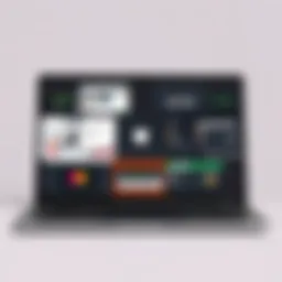 Showcasing a variety of music software interfaces on a Chromebook screen.