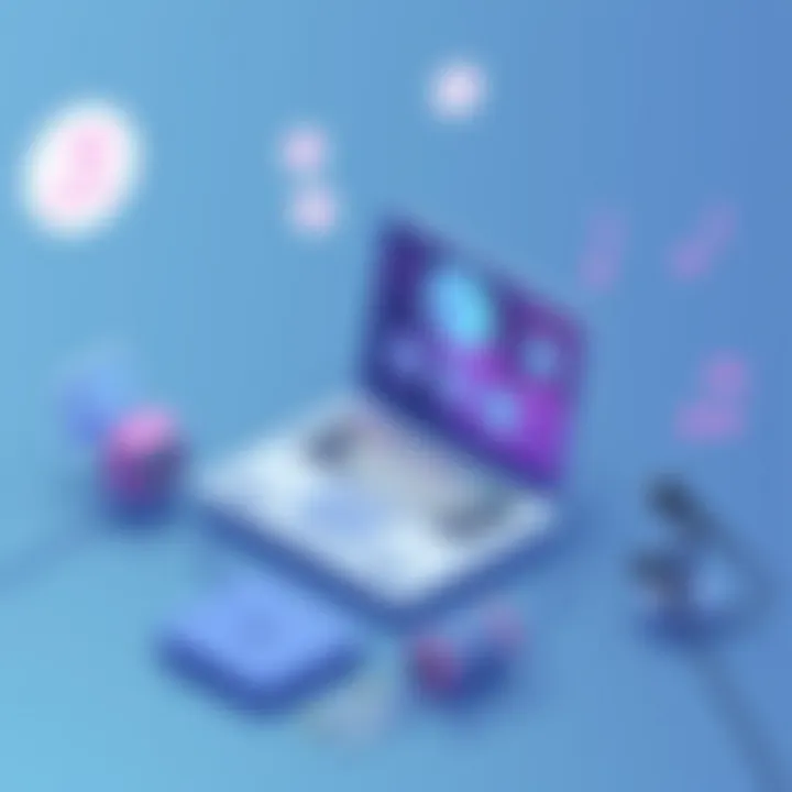 Challenges in Free Music Streaming Illustration of challenges faced by free music streaming users