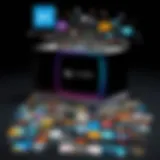 A collage of various free PC games showcasing different genres