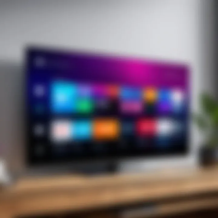 A comparison of different screensaver options on a smart TV interface