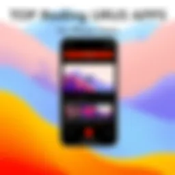 User interface of a video editing app on iPhone