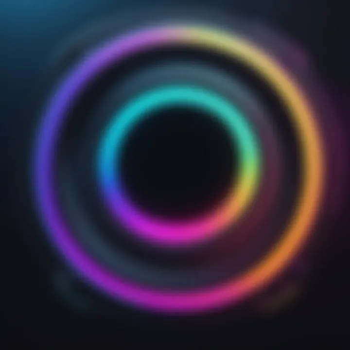 Vibrant selection of filters and effects available for editing.