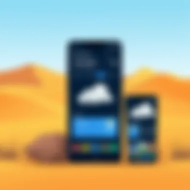 Features of Popular Weather Apps A screenshot highlighting the features of a popular weather app