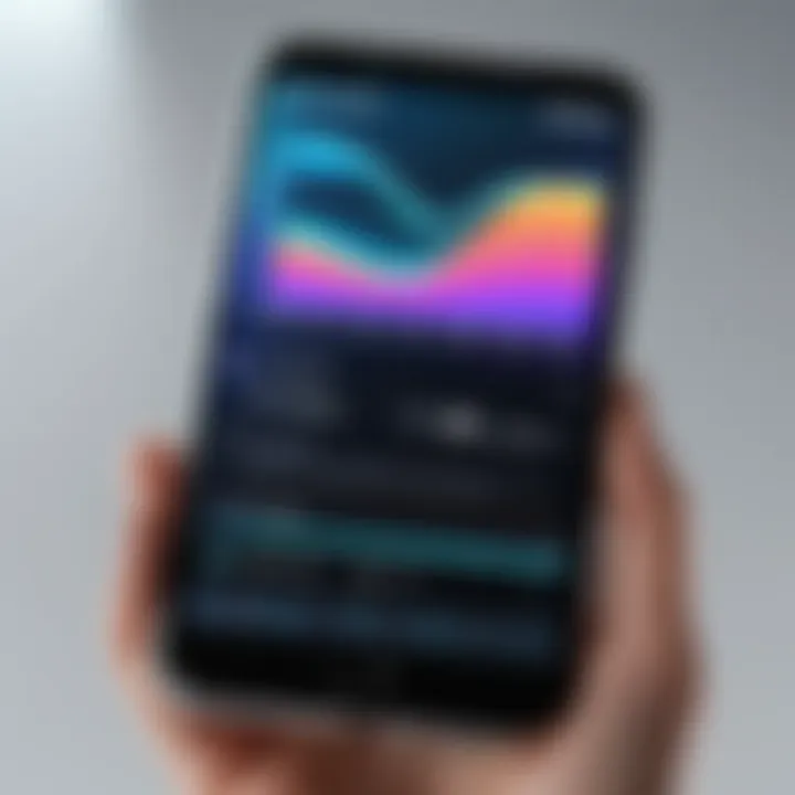 A smartphone displaying a popular filter app interface with exciting features
