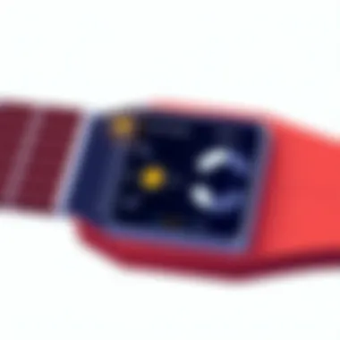 Interface of a Guitar Tuning App Guitar tuning app interface showcasing features