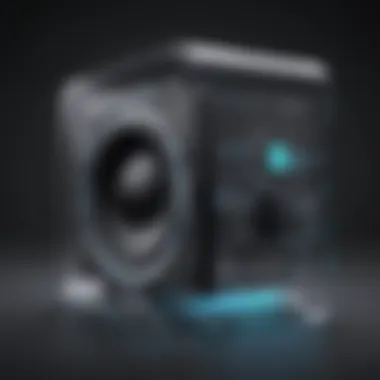 Futuristic Audio Enhancement Technology Futuristic audio enhancement technology for tech enthusiasts