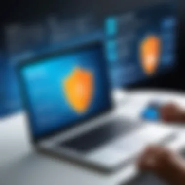 Identifying Security Threats Diagram illustrating potential security threats
