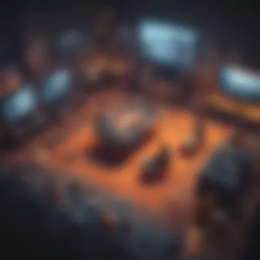 Artistic Gameplay with Friends Creative game scene showcasing artistic gameplay with friends