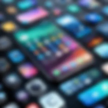 An overview of popular mobile apps designed for creating and editing iPhone wallpapers.