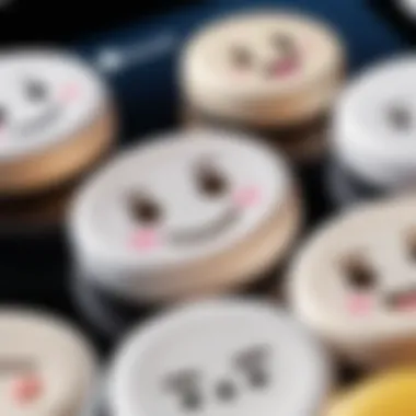 A close-up view of the marshmallow emoji displayed on an iPhone screen.