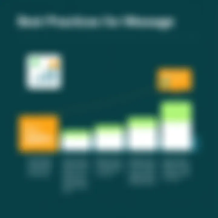 Chart illustrating best practices for effective message scheduling