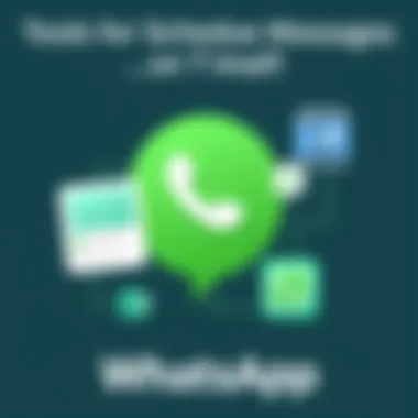 Visual representation of scheduling tools for WhatsApp