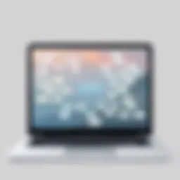 Visual representation of a mind map on macOS