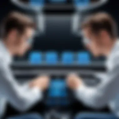 Mechanics Behind Mirroring Technology Visual representation of mirroring technology mechanics