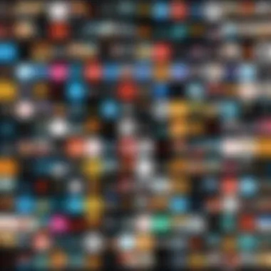 Popular Movie Titles Available A collage of popular movie titles available on streaming apps.