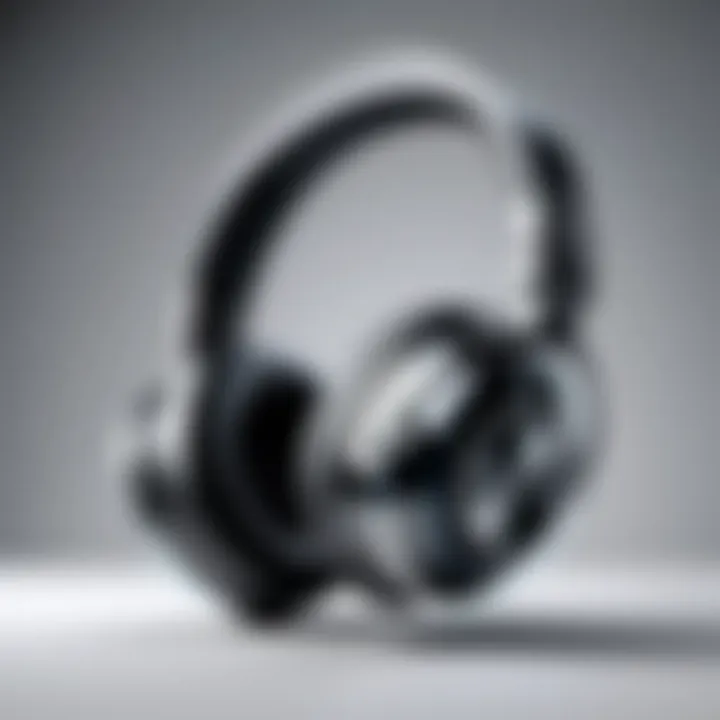 A high-quality pair of headphones emphasizing the audiophile's listening experience.