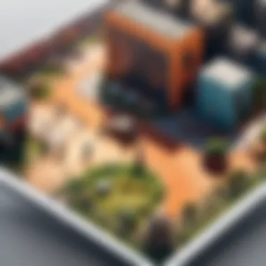 Dynamic Gameplay in iOS Open-World Titles Character engaging in a dynamic gameplay scenario