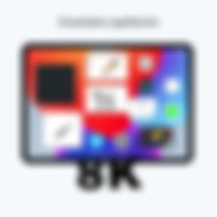 Drawing Applications on iPad A well-organized layout of various drawing applications on an iPad home screen