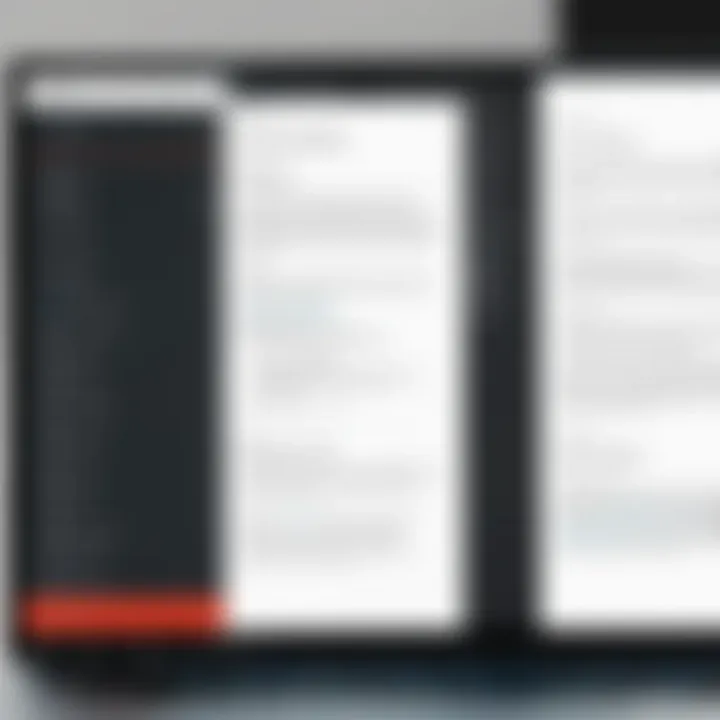 Illustration of diverse software options for PDF voice reading