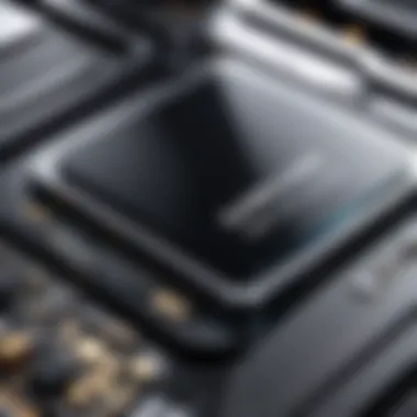 Brand logo of Samsung with a statement addressing device durability