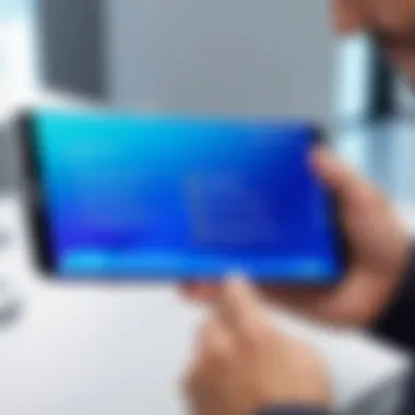 Consumer feedback section on a tech forum discussing bent Samsung phones