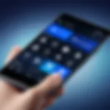 User interface of Playstation App showcasing features