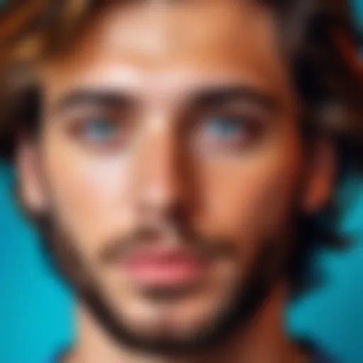 A stunning portrait captured using an iPhone app showcasing vibrant colors and sharp details.