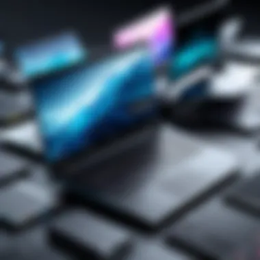 A graphical representation of market trends in private label laptops
