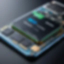 Illustration of RAM usage on an Android device