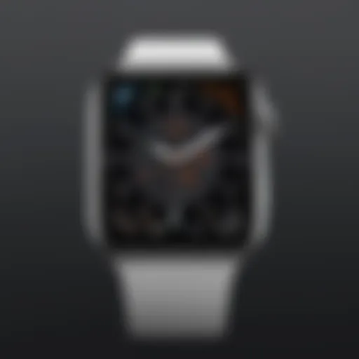 Captivating GIF showcasing dynamic communication on Apple Watch