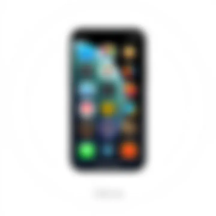 Retro Icons on iOS 14 Home Screen A collection of unique retro icons displayed on an iOS 14 home screen.