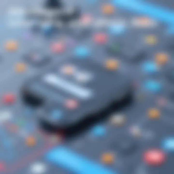 Graphic showing the advantages of using phone numbers in texting apps