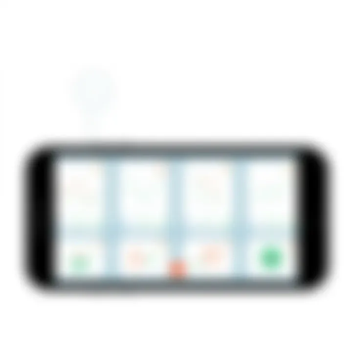 User-friendly interface of a GIF maker app on iPhone