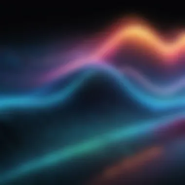 Visual Representation of Recorded Sound Waves Sound wave visualization from a recording app