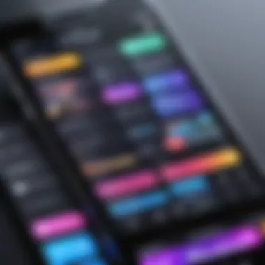 A selection of reel editing apps displayed on an iPhone screen