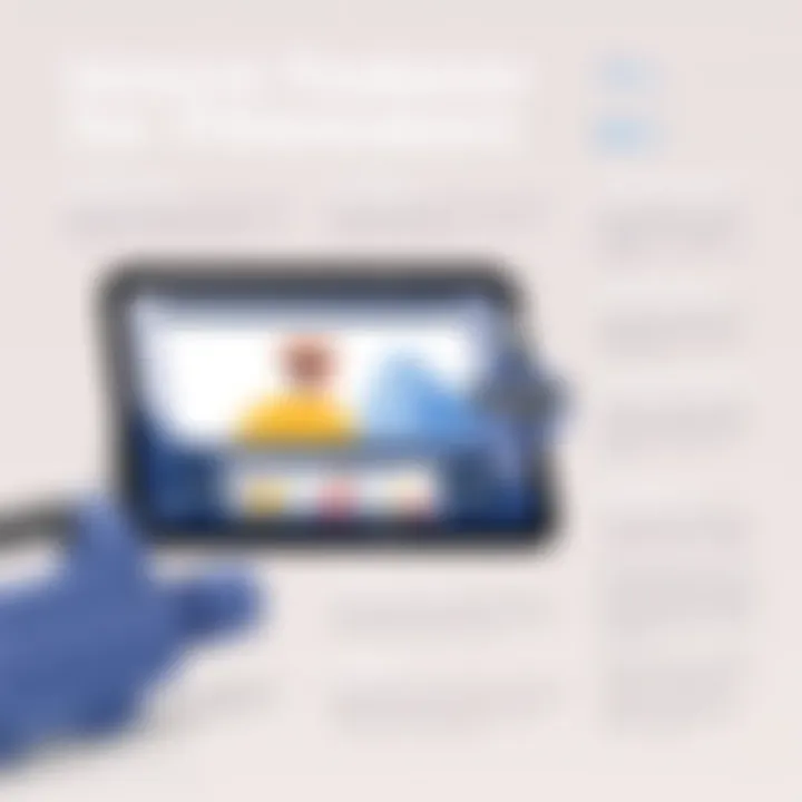 Creative tools and features available in an iPad movie maker application