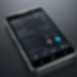 Showcasing the user interface of Calibre on an Android device