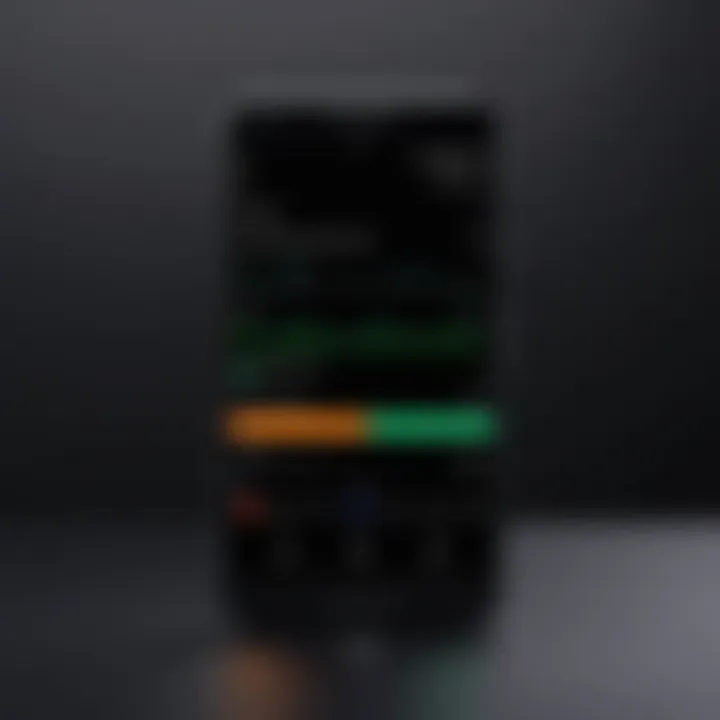 User interface of Google Pixel Recorder showcasing its clean design