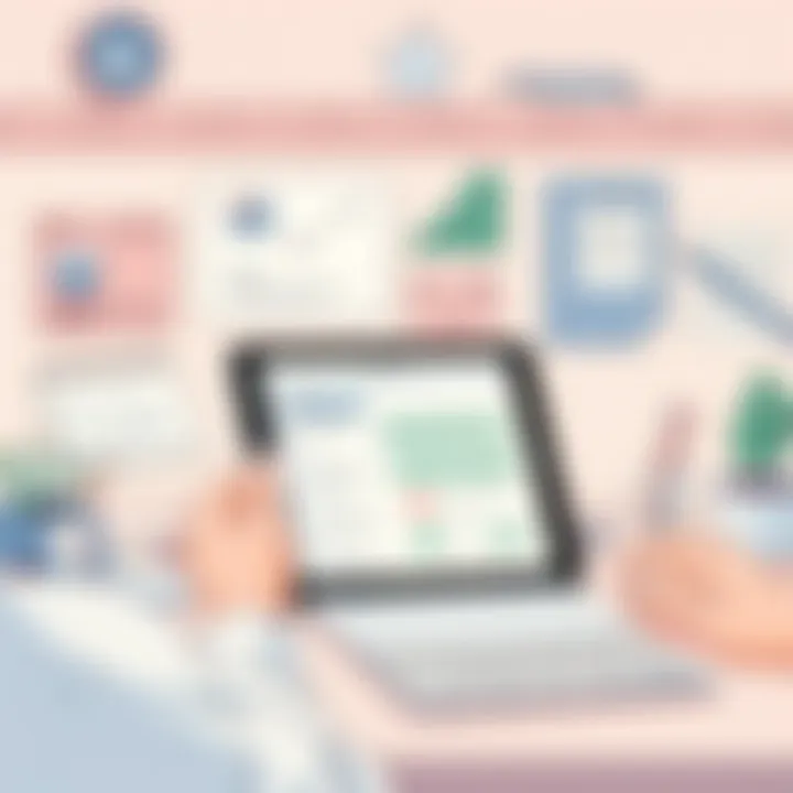 Enhancing Creativity and Productivity with the iPad An iPad being used in a creative workspace, emphasizing productivity