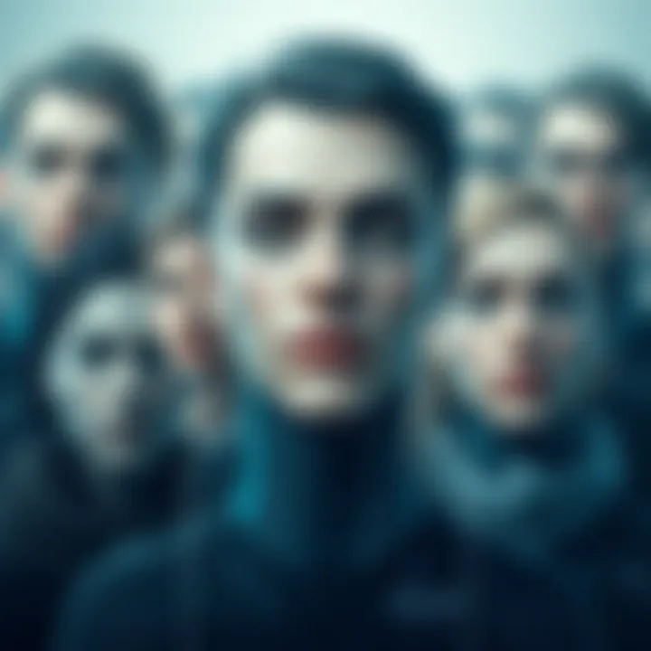 Collage of AI-Generated Self-Portraits A collage of AI-generated self-portraits