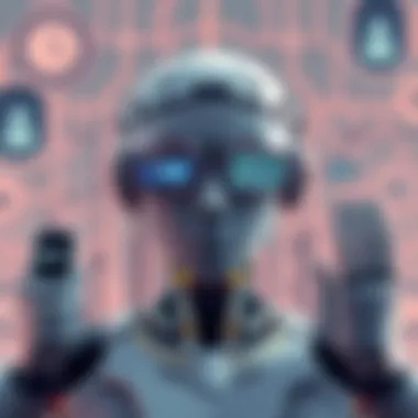 Privacy Concerns in AI Technology Visual representation of privacy concerns in AI technology