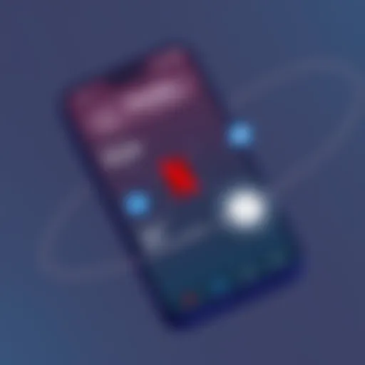 User interface of Netflix mobile app featuring intuitive navigation