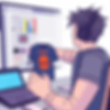 Customization in Action User customizing a T-shirt in Roblox