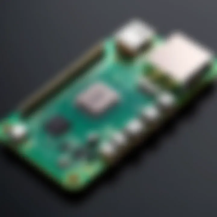 Graphical representation of Raspberry Pi Zero specifications and features